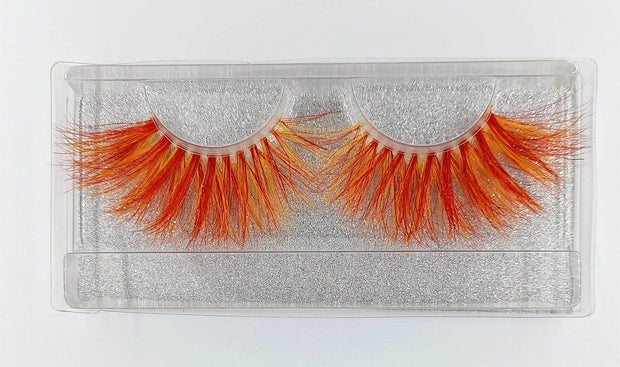 Orange-Tip Lashes - GirlieBoo 